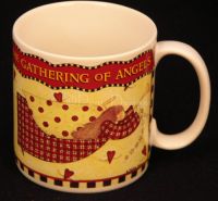 Sakura GATHERING OF ANGELS Debbie Mumm Coffee Mug